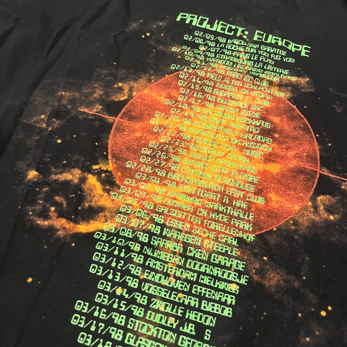 Vintage Fury Of Five &quot;PROJECT: Europe&quot; Long Sleeve Shirt