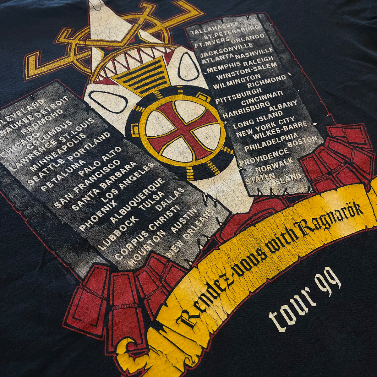 Vintage Gwar "Rendez-Vous With Ragnarok" '99 Tour T-Shirt