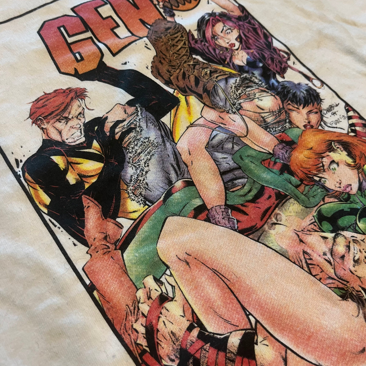 Vintage Gen 13 &quot;First Appearance&quot; DC Comics Promotional T-Shirt