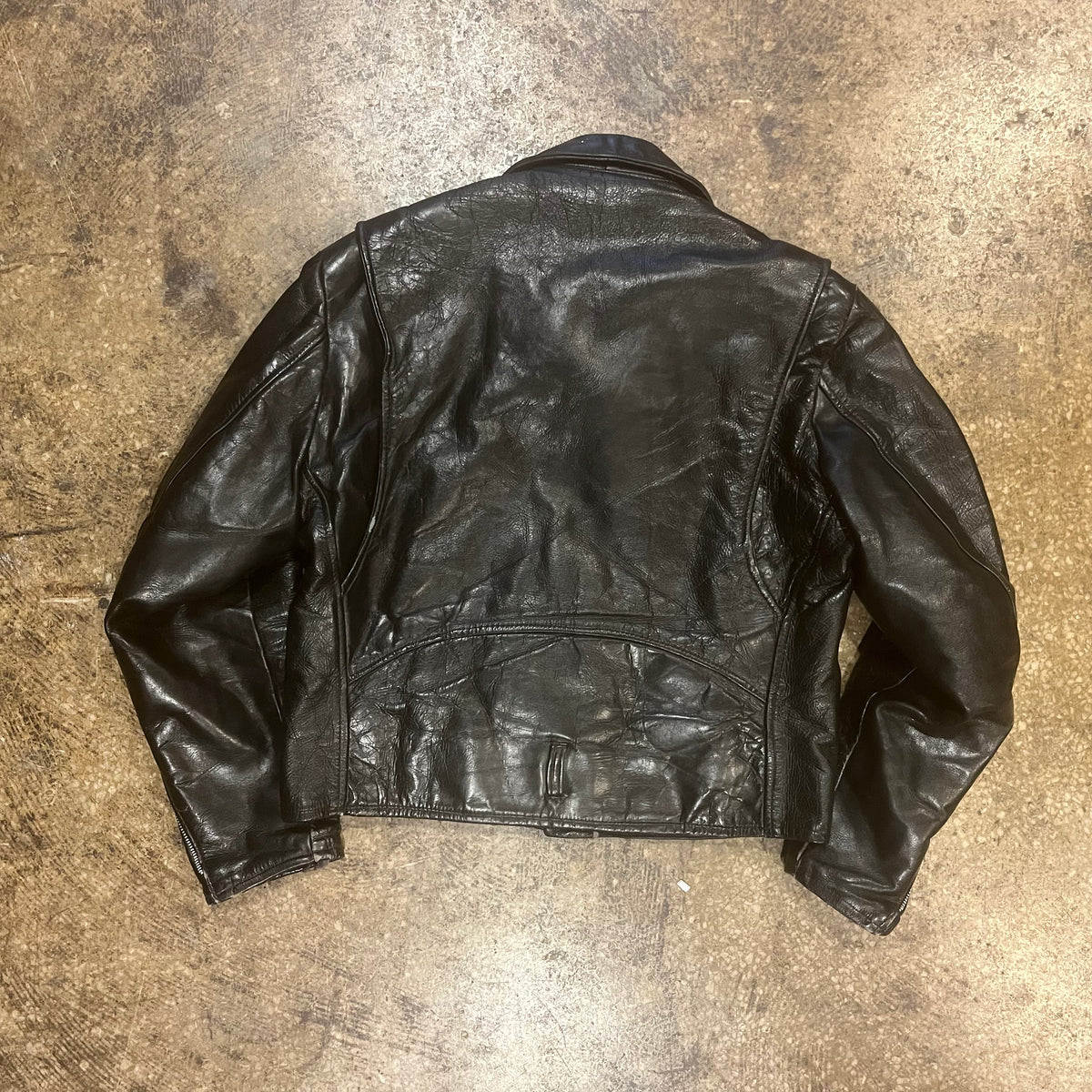Vintage Genuine Leather "Biker" Jacket