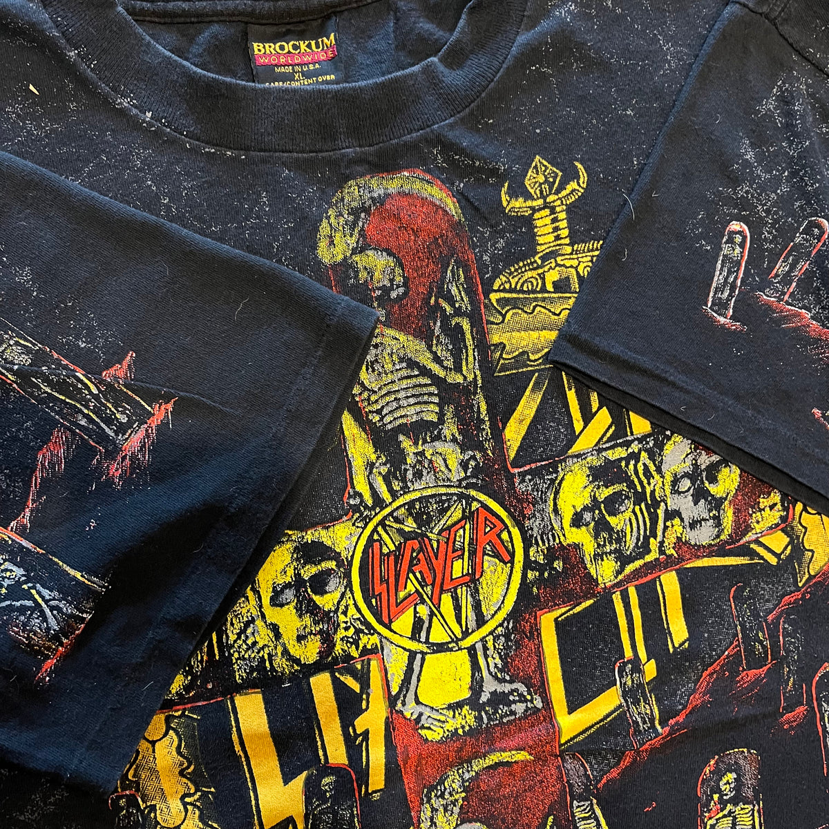 Vintage Slayer "Seasons In The Abyss" '91 All Over Print T-Shirt
