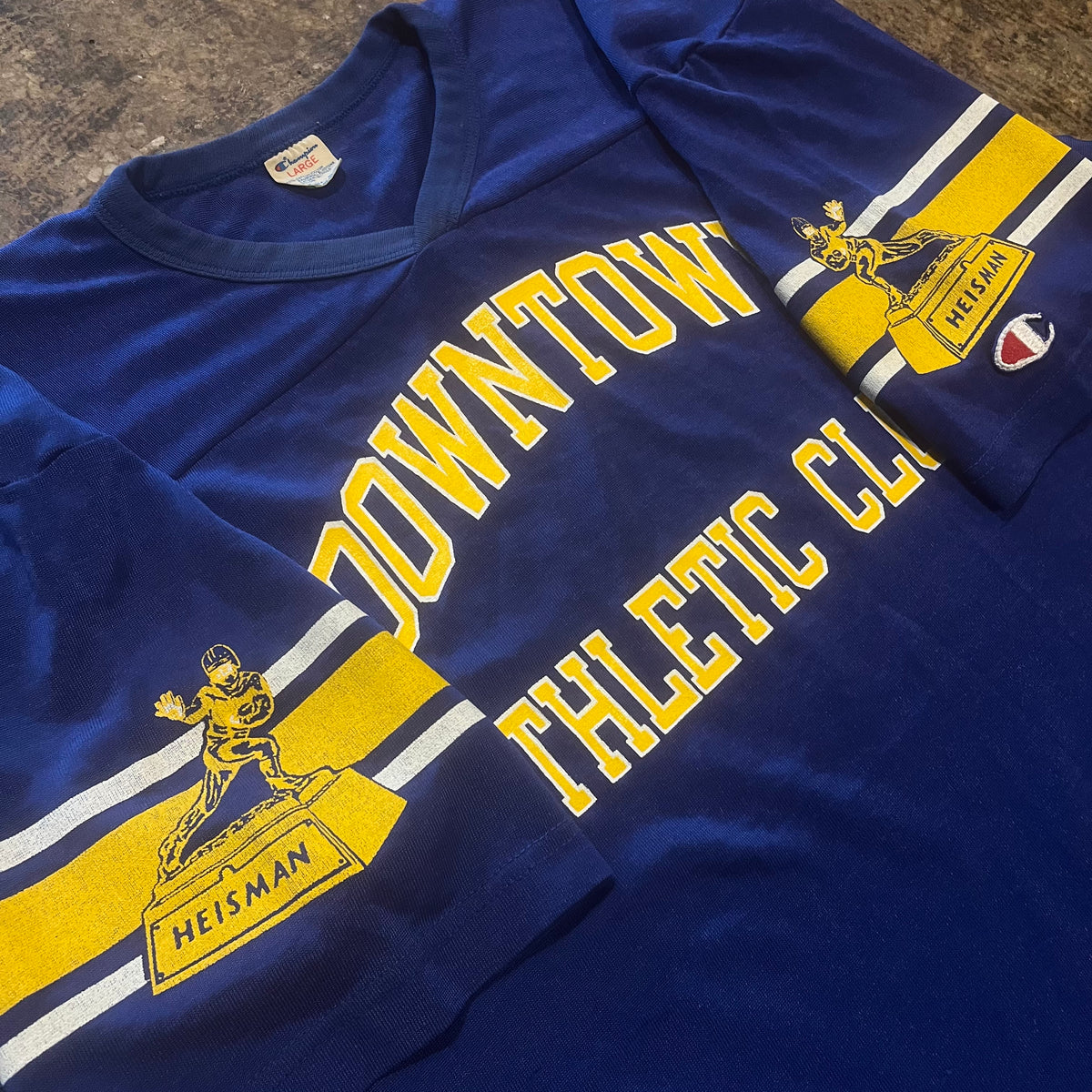 Vintage Downtown Athletic Club "Heisman Trophy" Champion Jersey