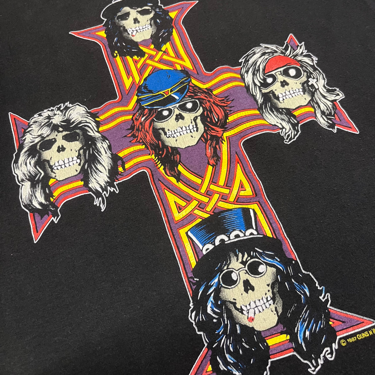 Vintage Guns N&#39; Roses &quot;Appetite For Destruction&quot; Promotional T-Shirt