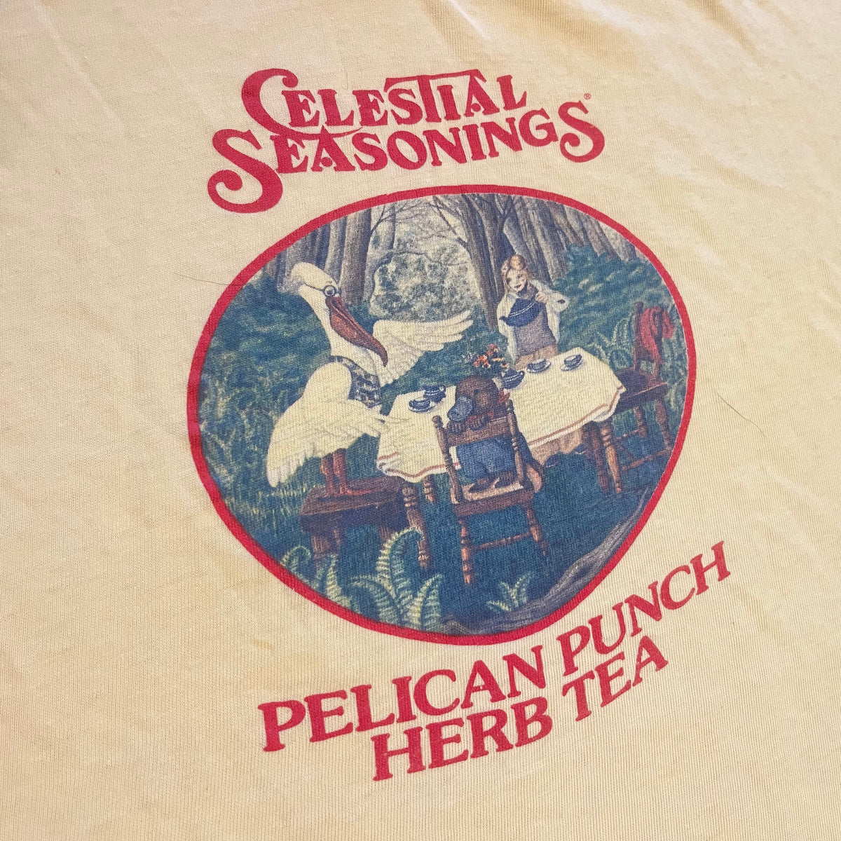 Vintage Celestial Seasonings &quot;Pelican Punch Herb Tea&quot; T-Shirt