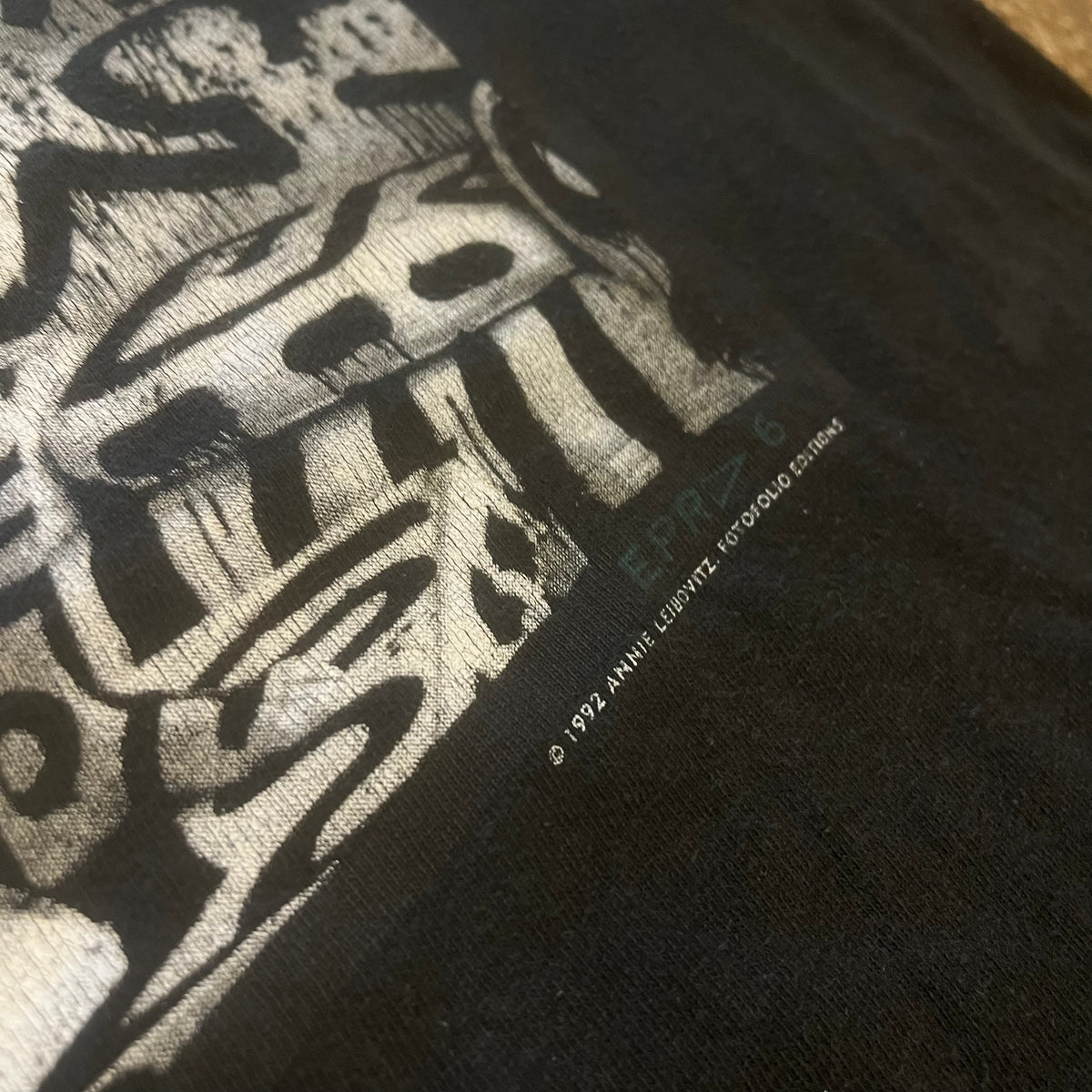 Vintage Annie Leibovitz "Photographs 1970-1990" Keith Haring T-Shirt