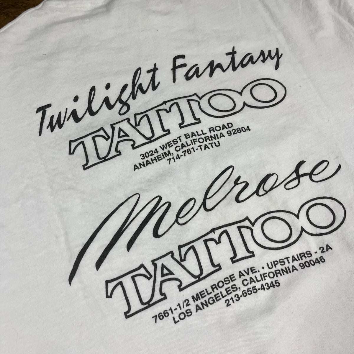 Vintage Twilight Fantasy Tattoo/Melrose Tattoo &quot;Kari Barba&quot; T-Shirt