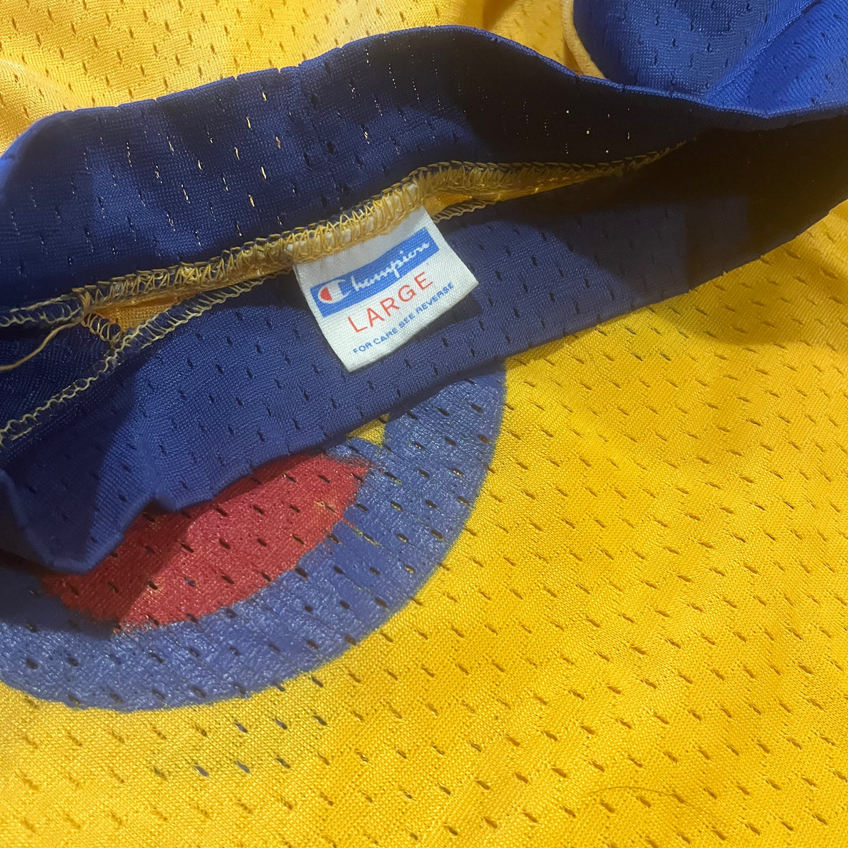 Vintage Champion Blue Bar "Logo" Jersey