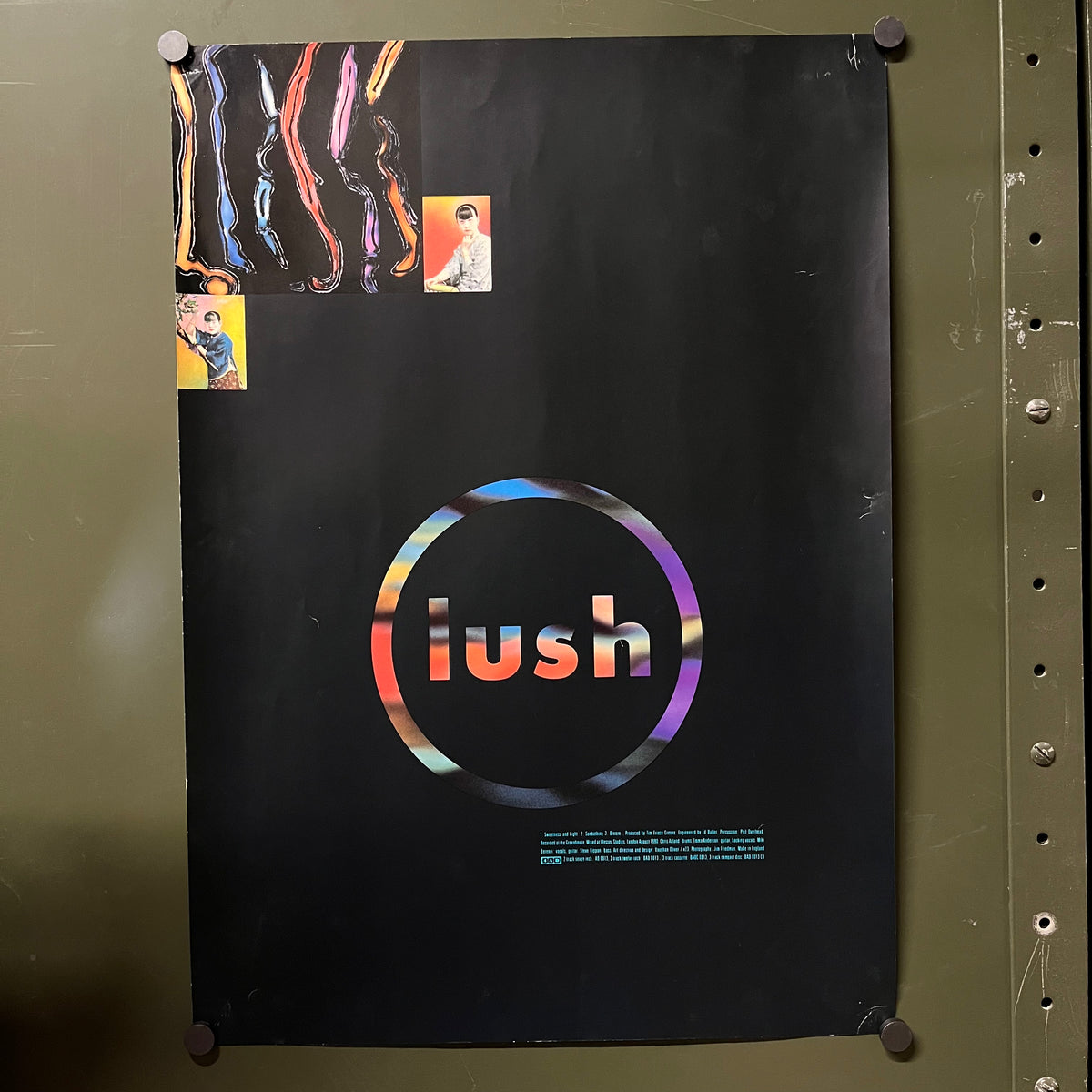 Vintage LUSH "4AD" Sweetness And Light Promotional Poster