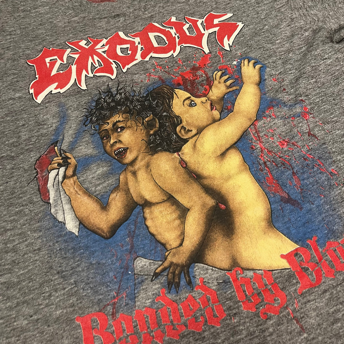 Vintage Exodus &quot;Meat Party 87-88&quot; Tour T-Shirt