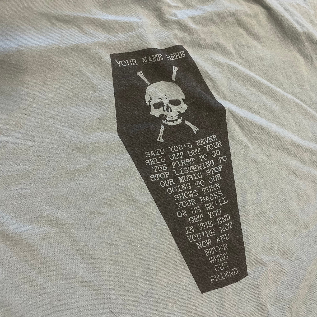 Vintage I Hate You &quot;Your Name Here&quot; T-Shirt