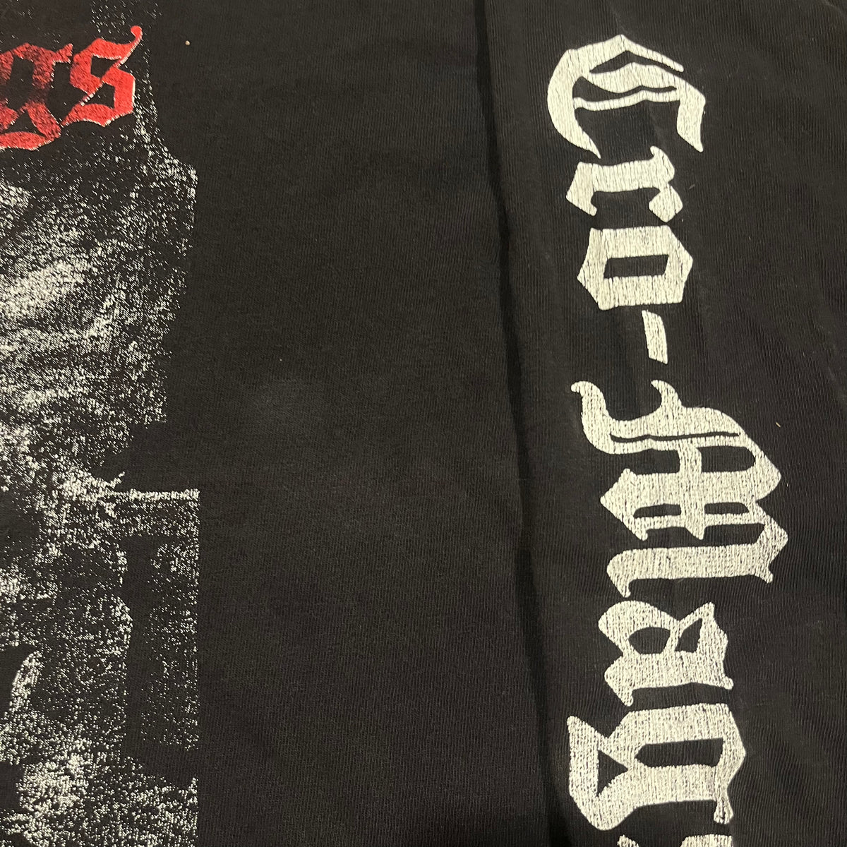 Vintage Cro-Mags &quot;1991&quot; 3-Sided Tour Long Sleeve Shirt