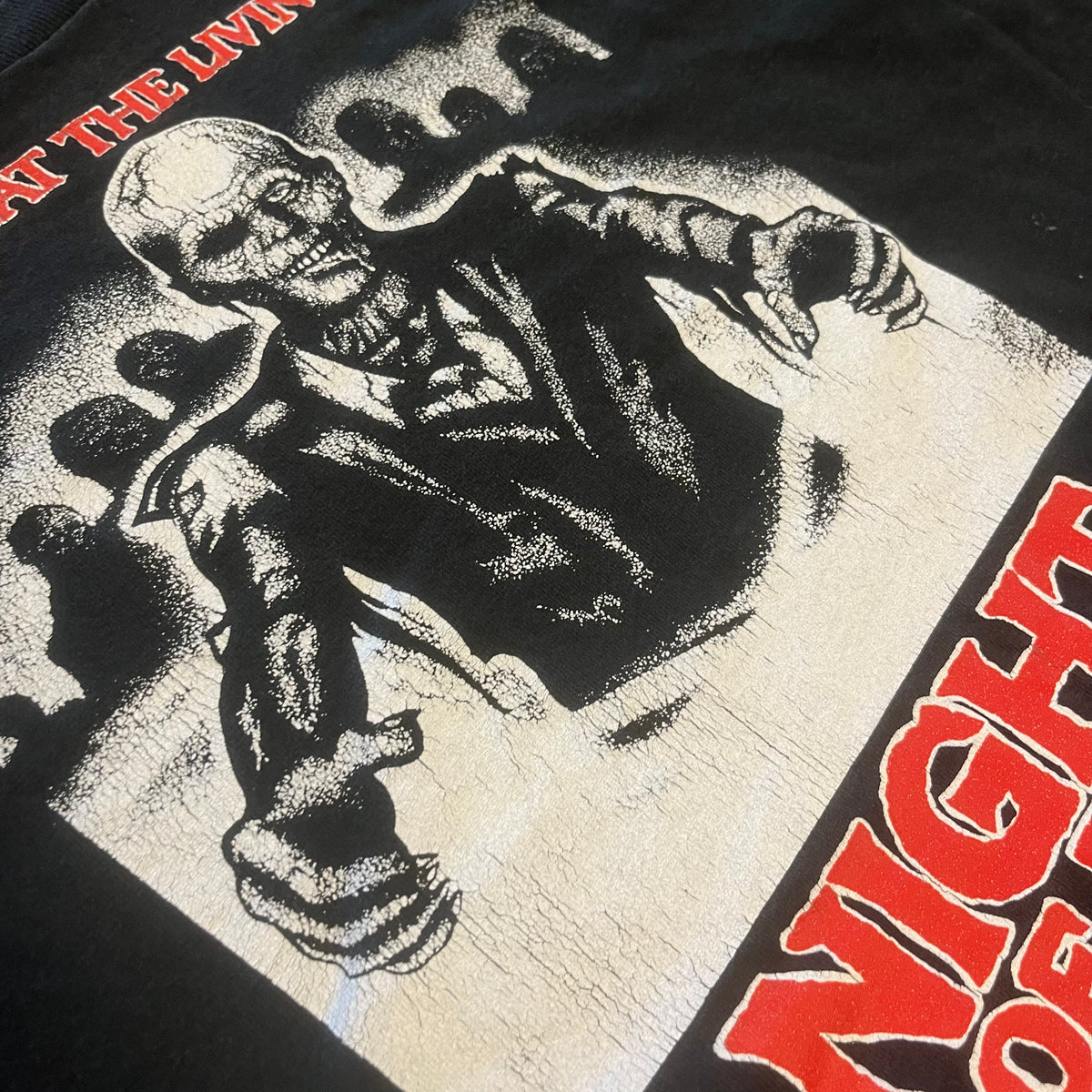 Vintage Night Of The Zombies &quot;Rotten Cotton&quot; T-Shirt