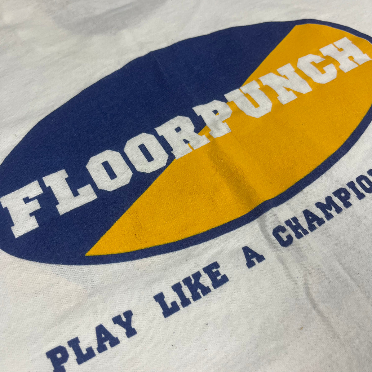 Vintage Floorpunch &quot;Play Like A Champion&quot; Long Sleeve Shirt