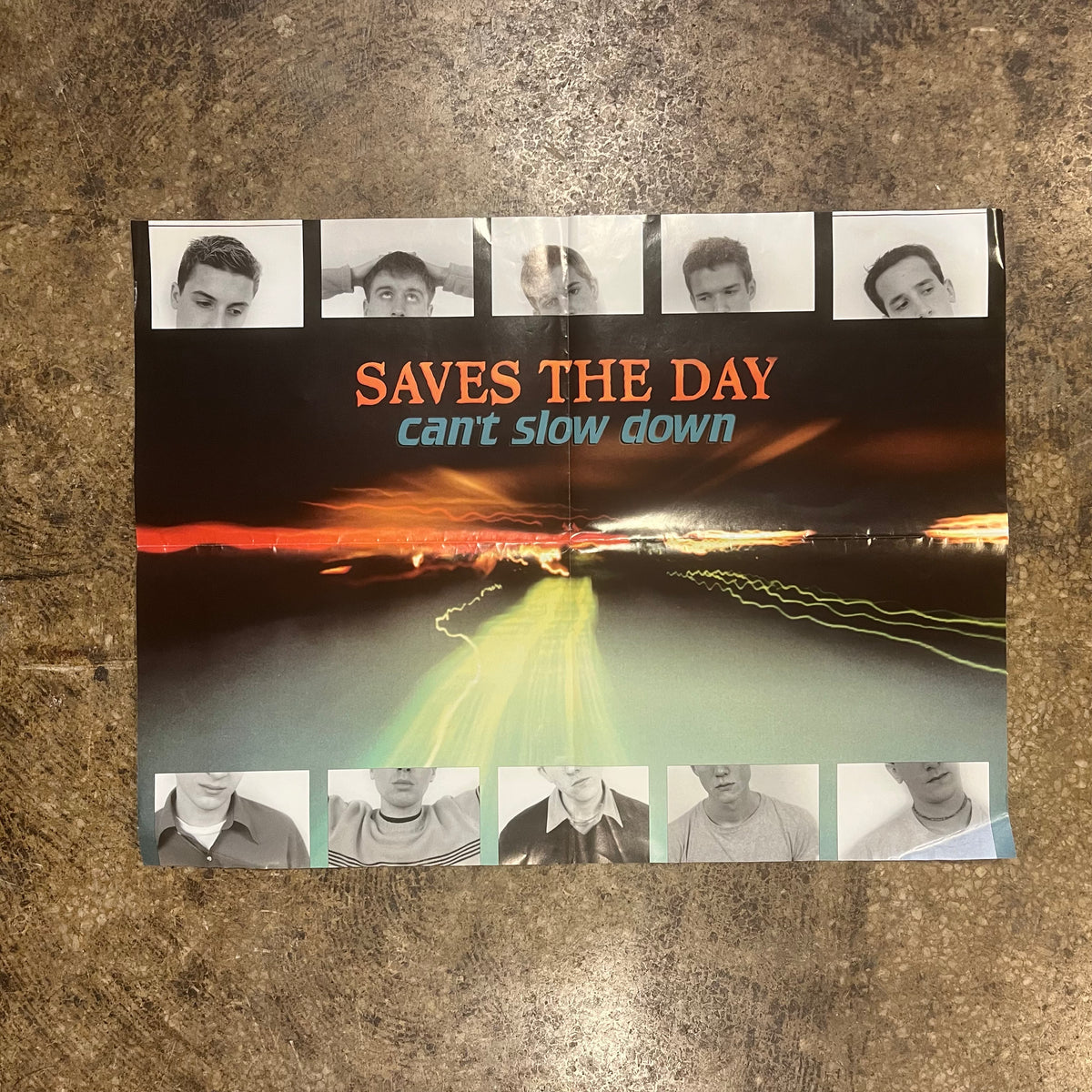 Vintage Saves The Day "Can't Slow Down" Equal Vision Promo Poster