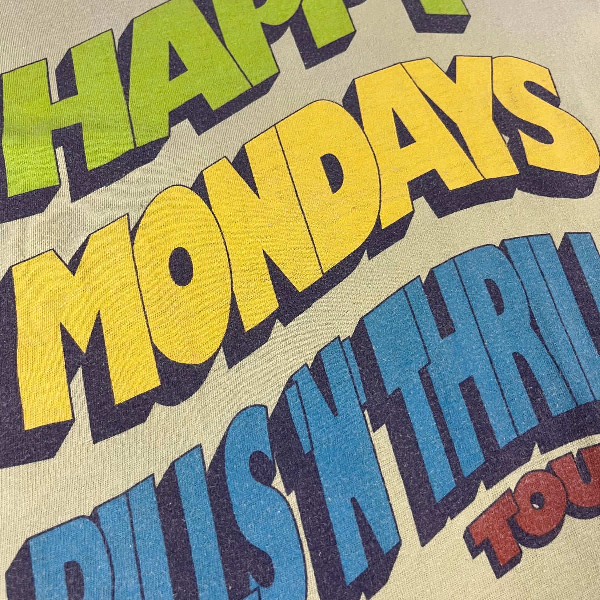 Vintage Happy Mondays &quot;Pills &#39;N&#39; Thrills&quot; Tour Shirt