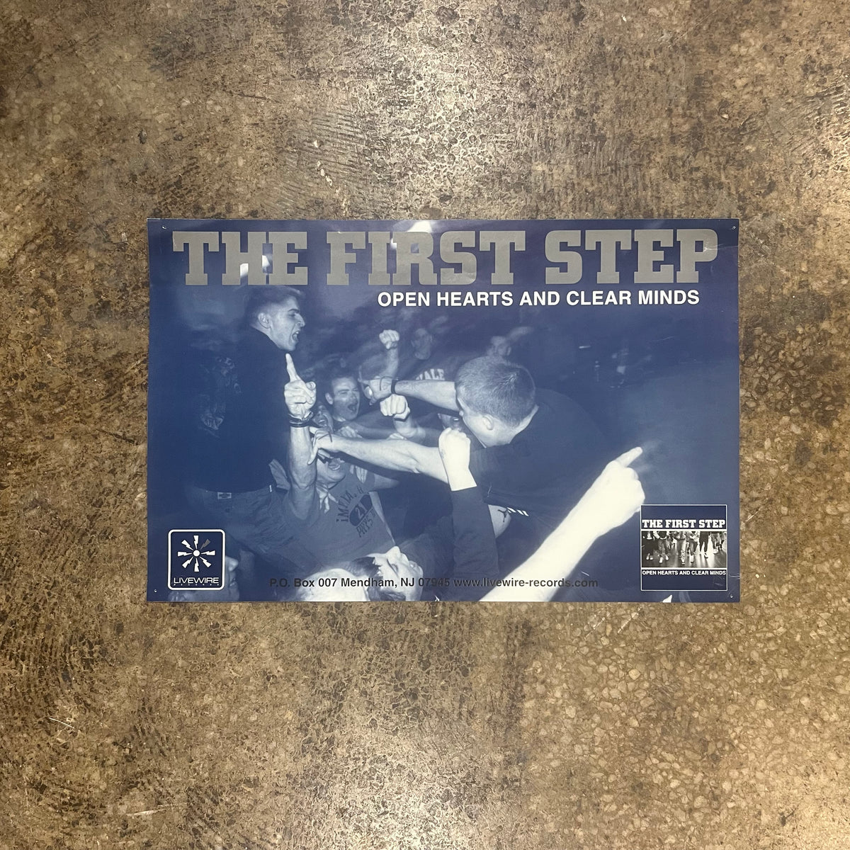 The First Step "Open Hearts And Clear Minds" Livewire Poster