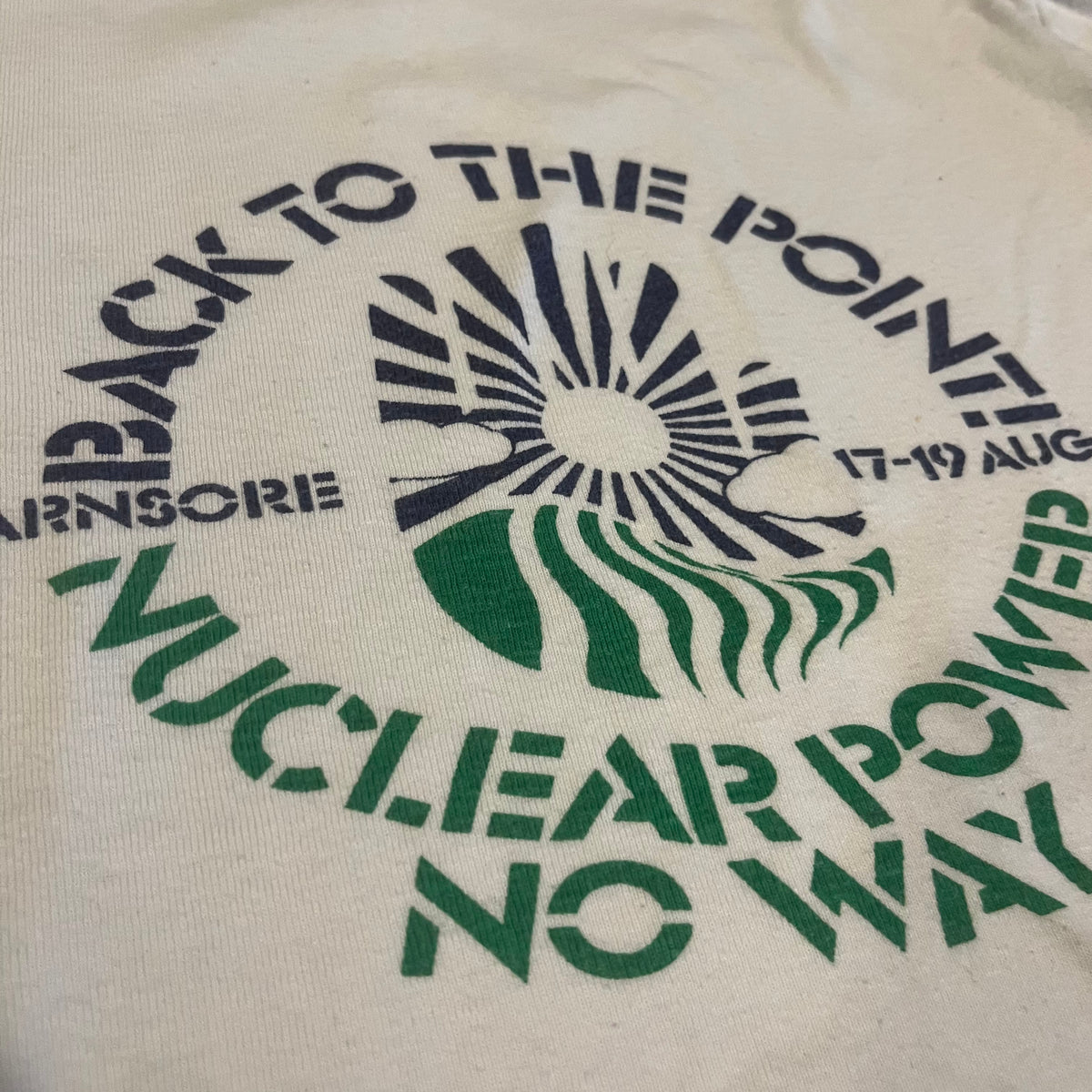 Vintage Back To The Point &#39;79 &quot;Anti Nuclear Power Festival&quot; T-Shirt