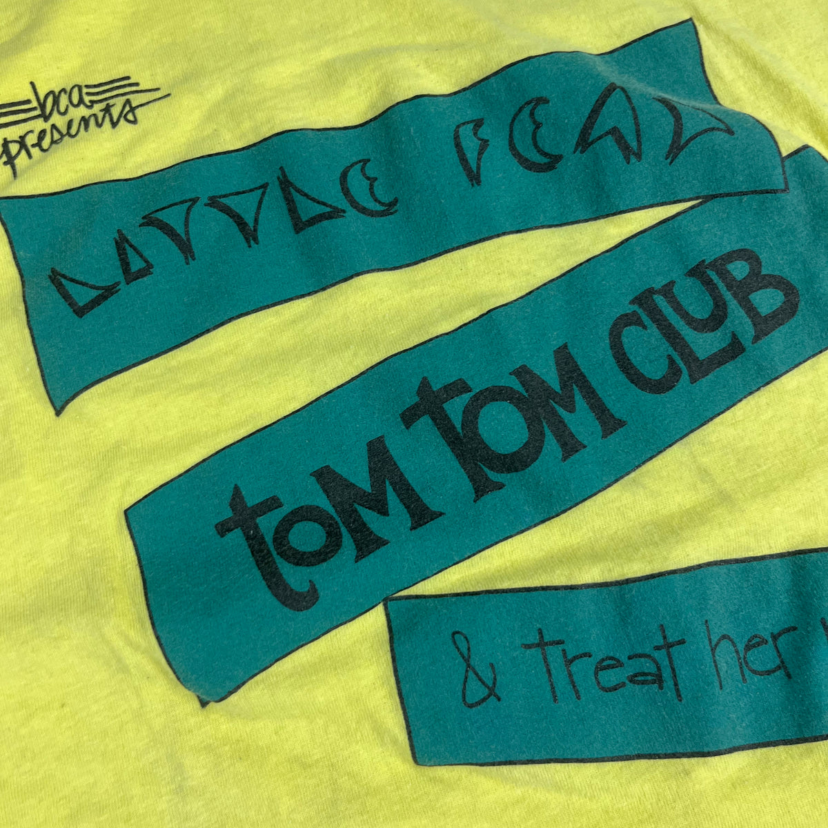 Vintage Little Feat Tom Tom Club &amp; Treat Her Right &quot;Spring Weekend On The Green&quot; Brown University T-Shirt
