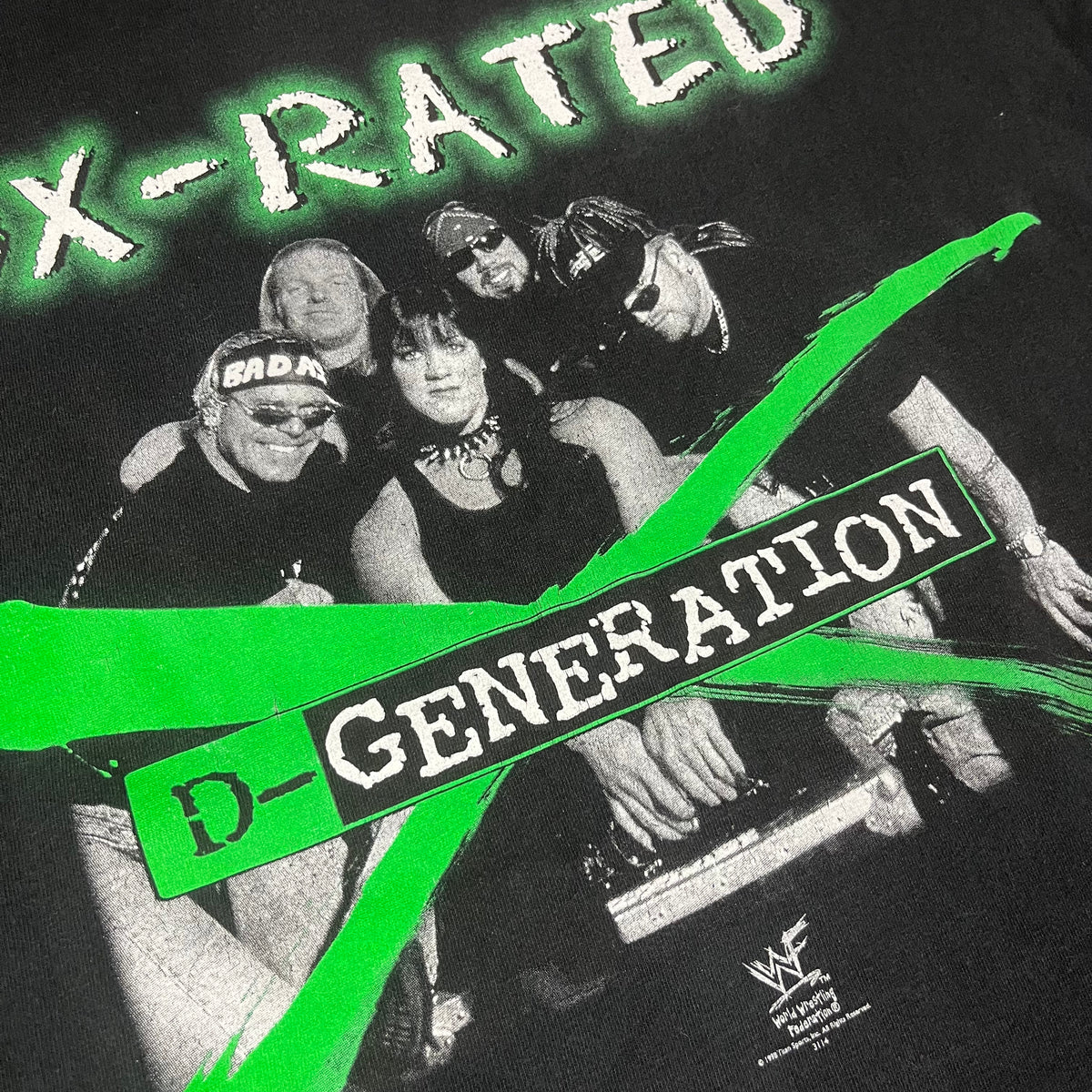 Vintage WWF D-Generation X &quot;DX-Rated&quot; T-Shirt