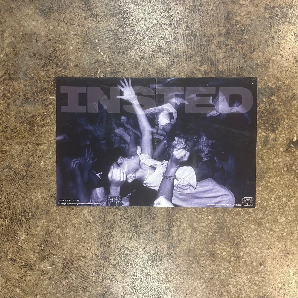 Insted "Proud Youth" 1986-1991 Discography Poster