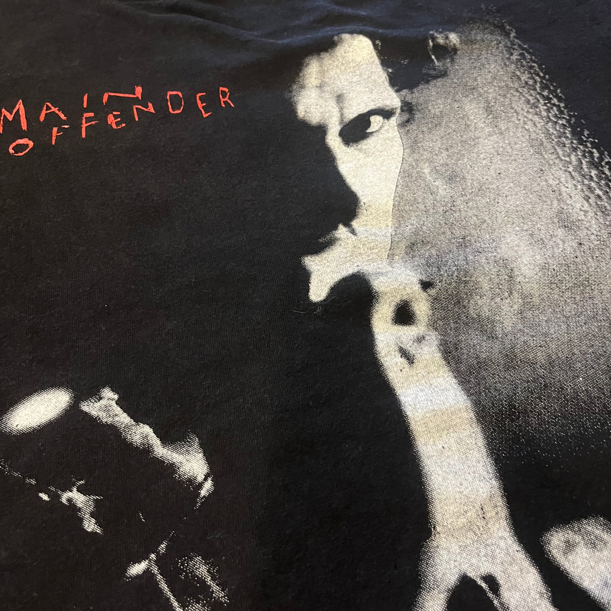 Vintage Keith Richards &quot;Main Offender&quot; X-Pensive Winos Tour T-Shirt