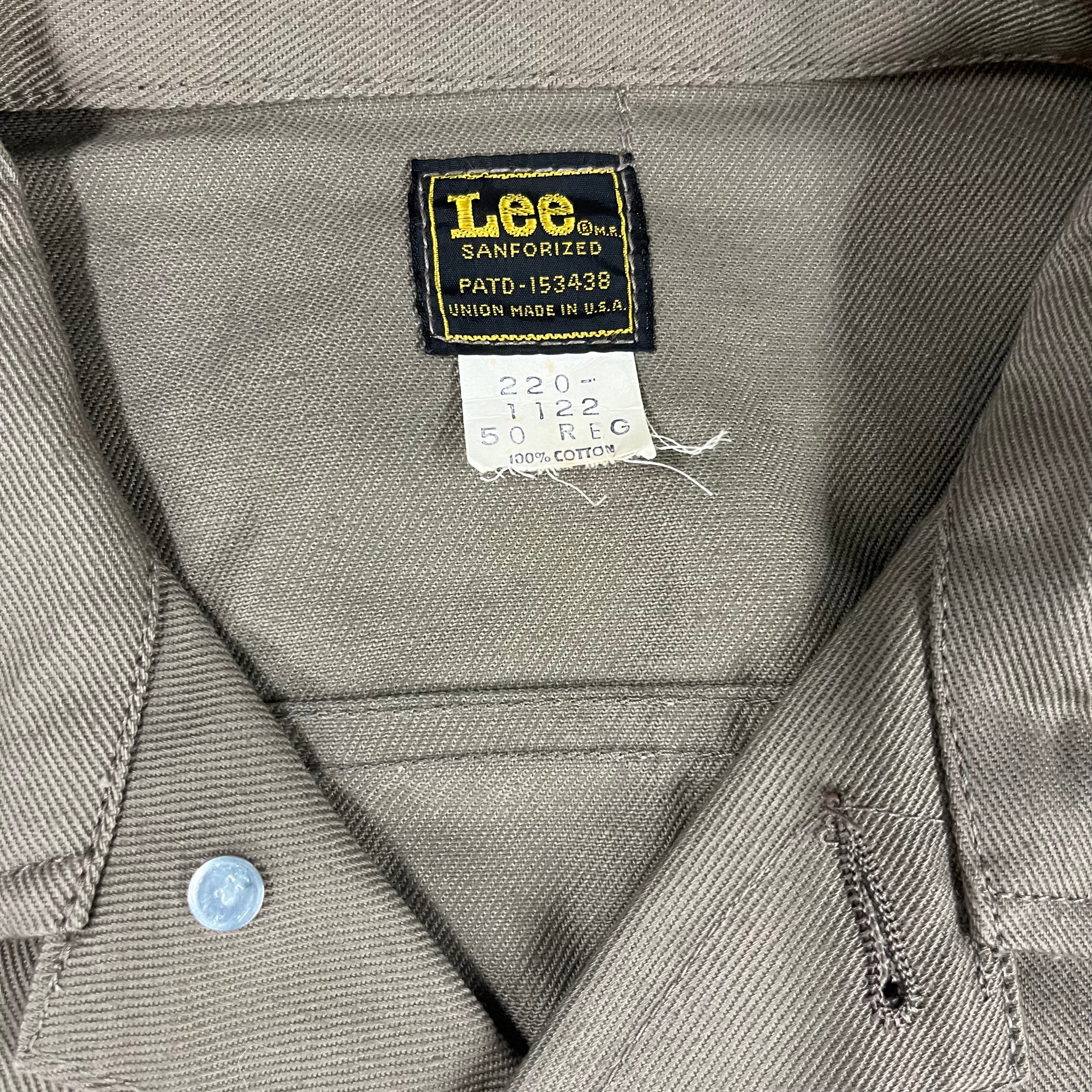 Lee sanforized 2024 union made jacket