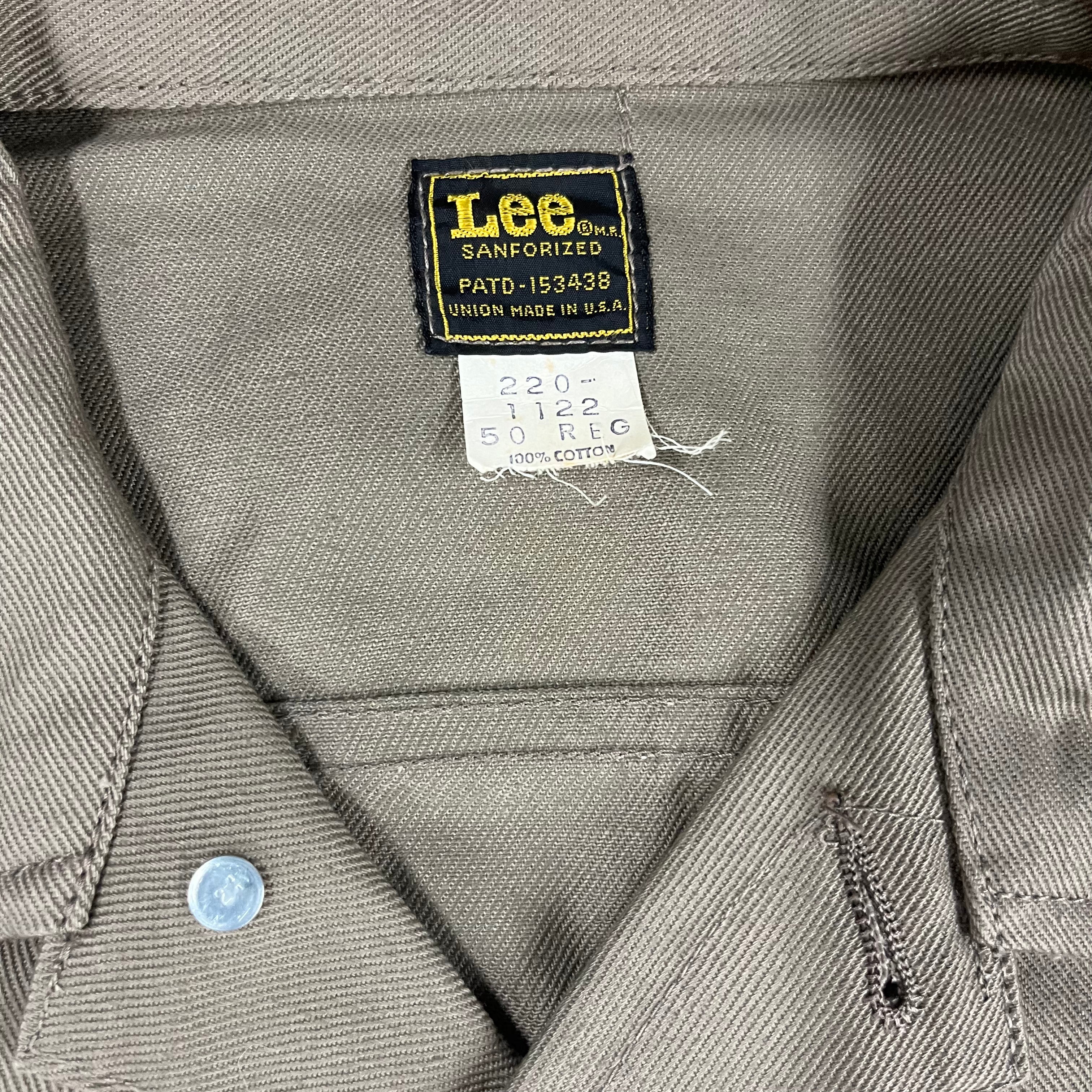 Lee sanforized sales union made jacket