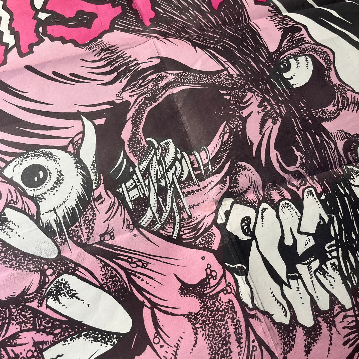 Vintage Misfits "Pushead" Pusmort Evil Eye Screened Poster - jointcustodydc