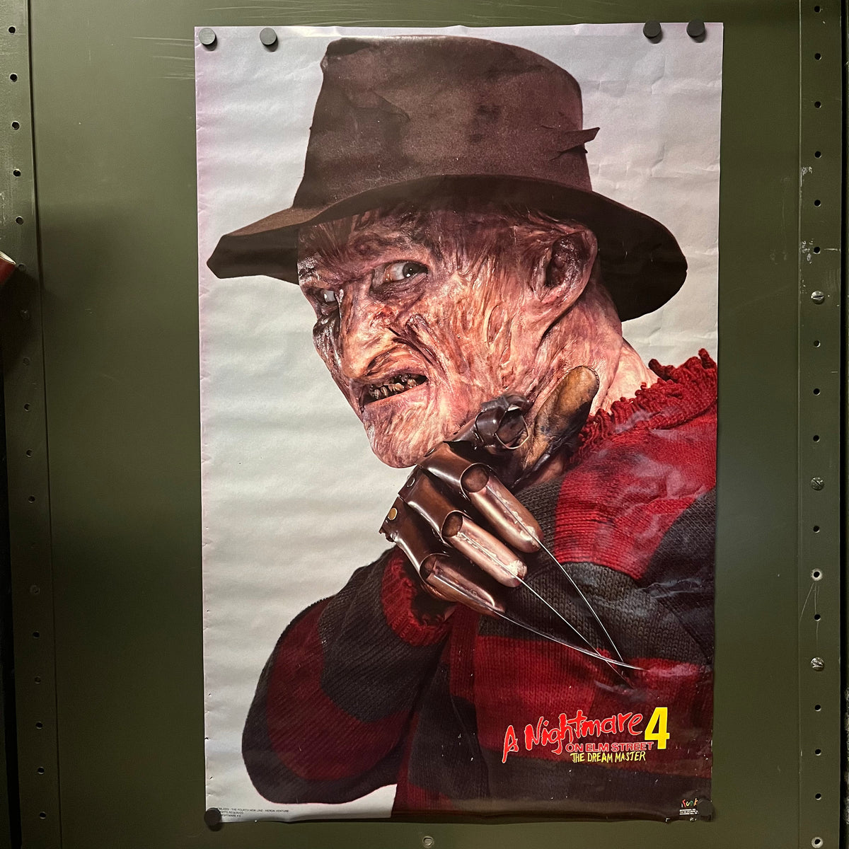Vintage A Nightmare On Elm Street 4 "The Dream Master" Funky Enterprises Promotional Poster