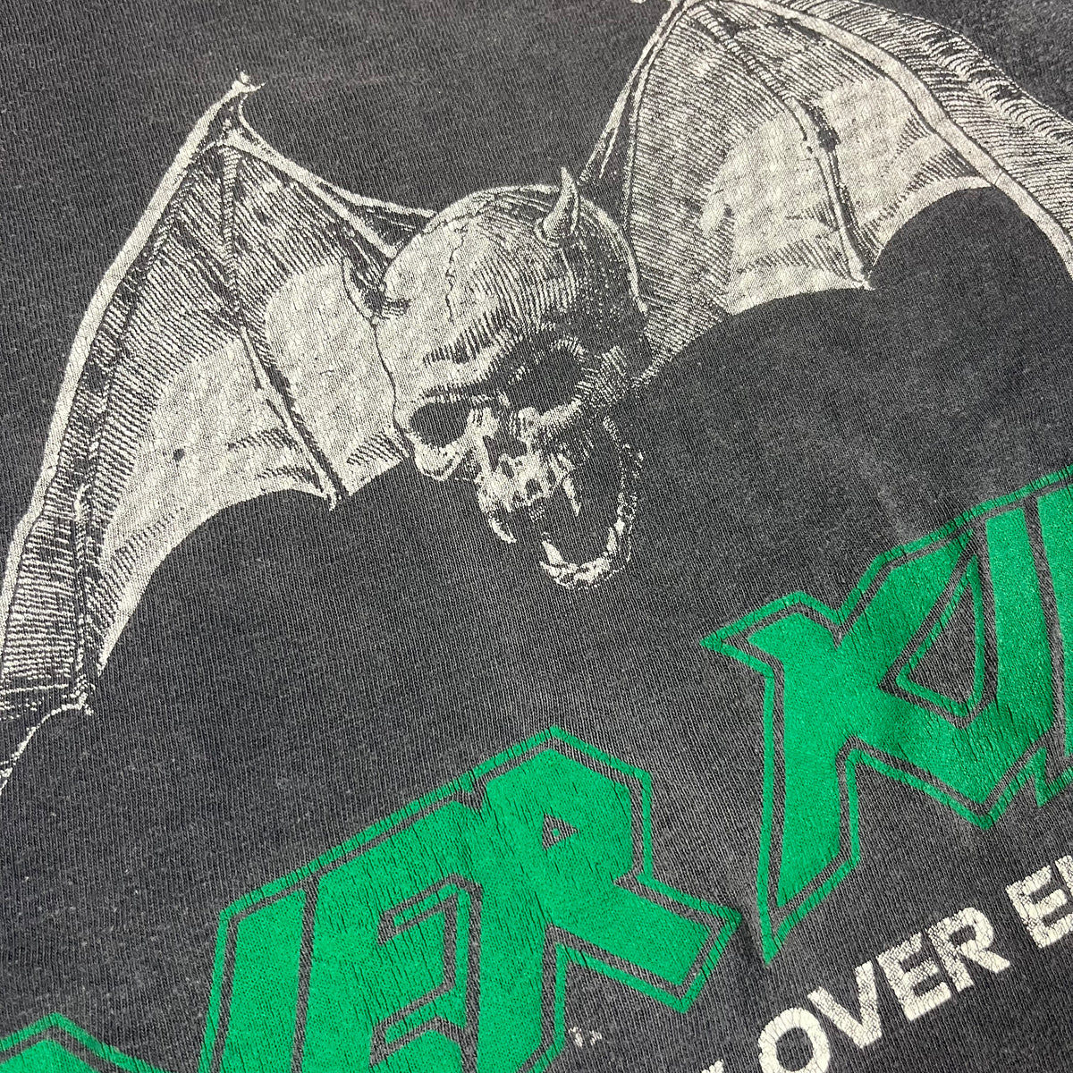 Vintage Overkill &quot;Taking Over Europe&quot; Wrecking Your Head Tour T-Shirt