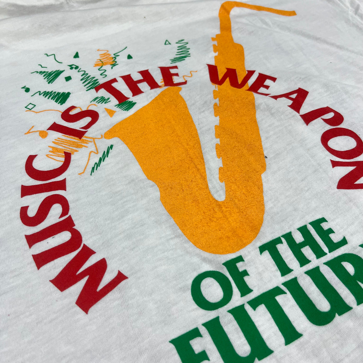 Vintage Fela Kuti &quot;Music Is The Weapon&quot; 1986 T-Shirt