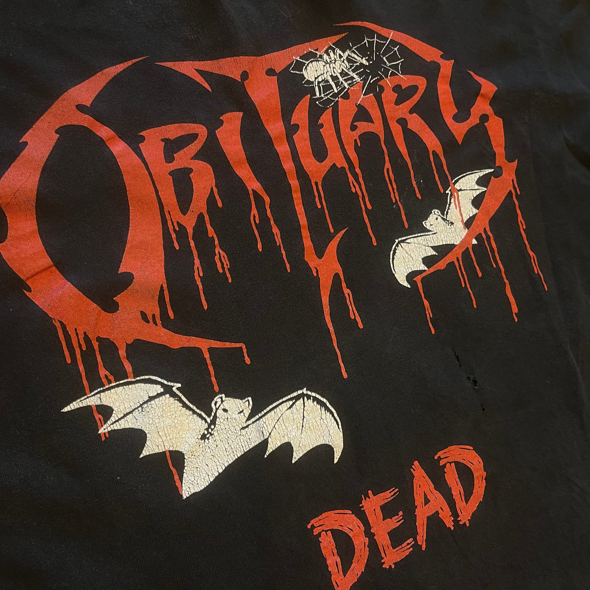 Vintage Obituary &quot;Dead&quot; &#39;98 Long Sleeve Shirt