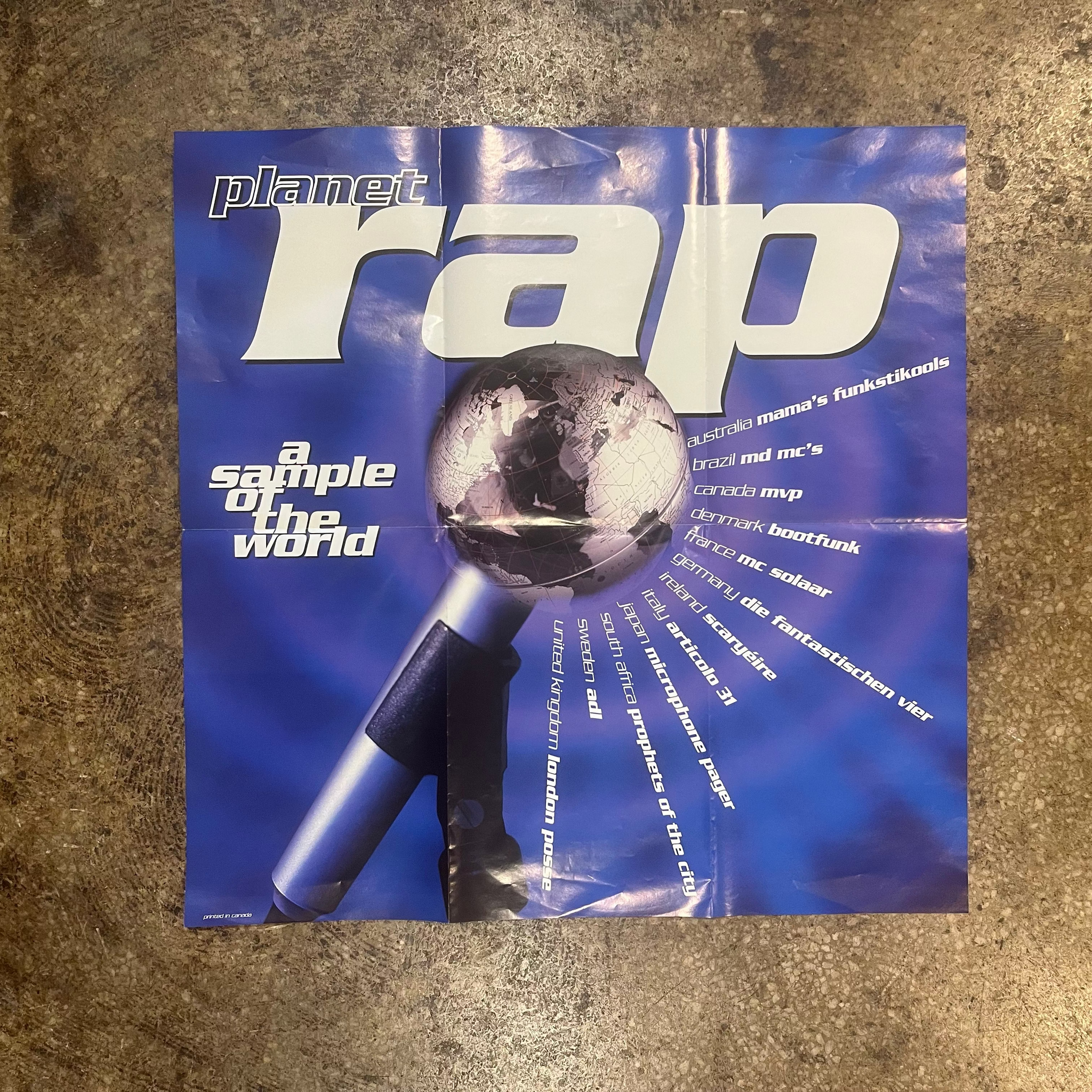 Vintage Planet Rap 