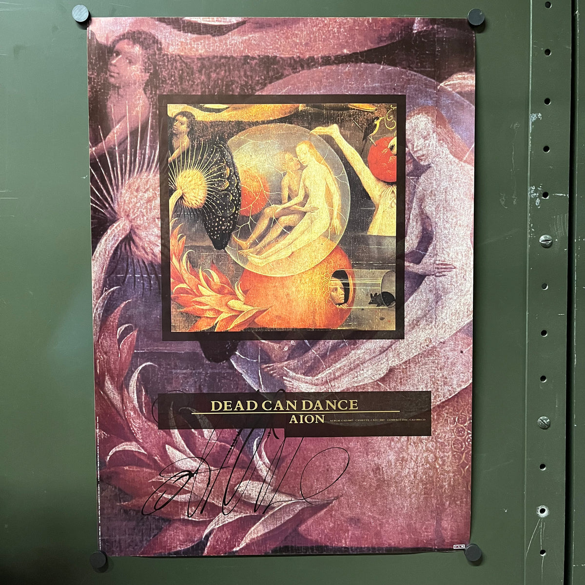 Vintage Dead Can Dance "4AD" Aion Promotional Poster - jointcustodydc