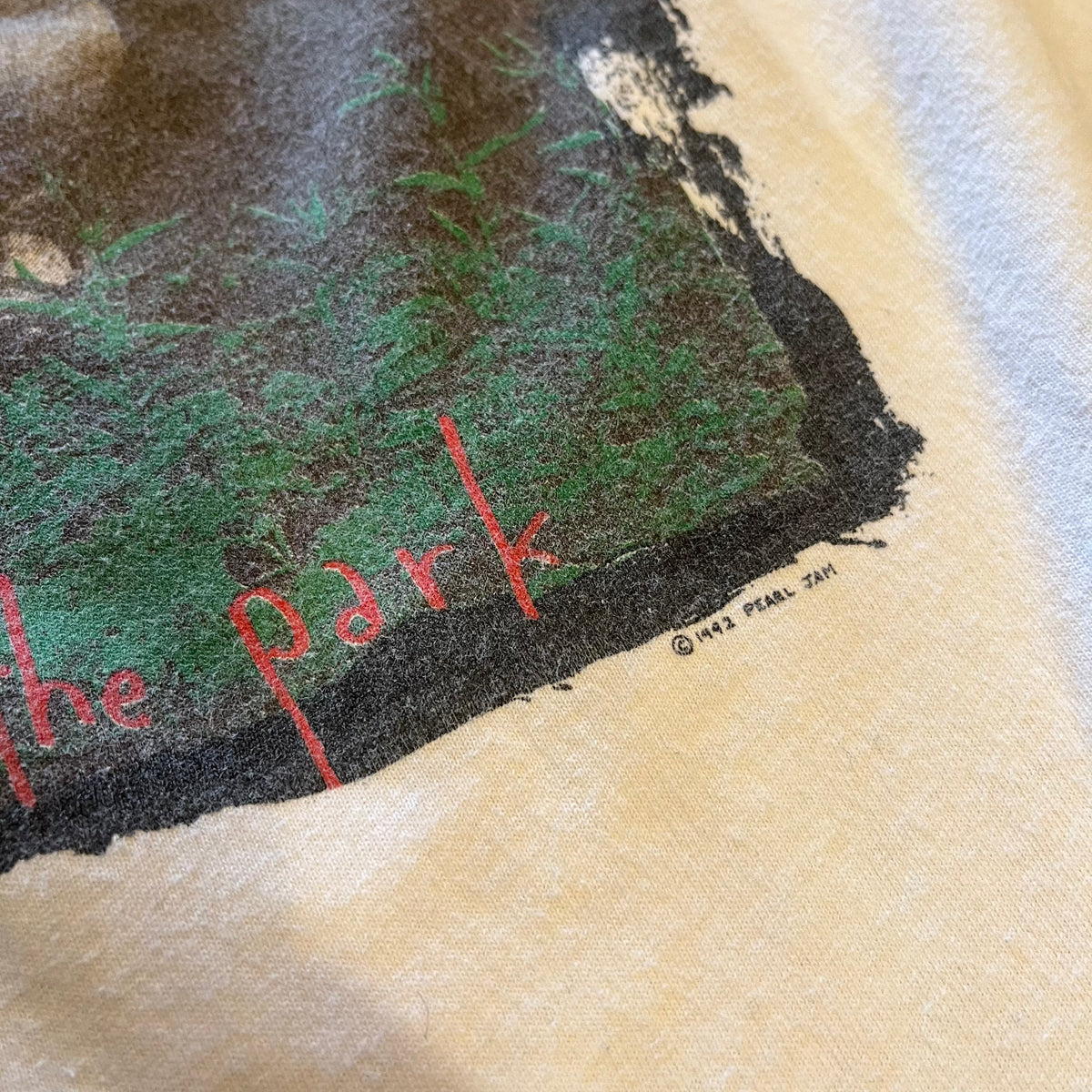 Vintage Pearl Jam "Drop In The Park" Seaweed Cypress Hill '92 T-Shirt - jointcustodydc