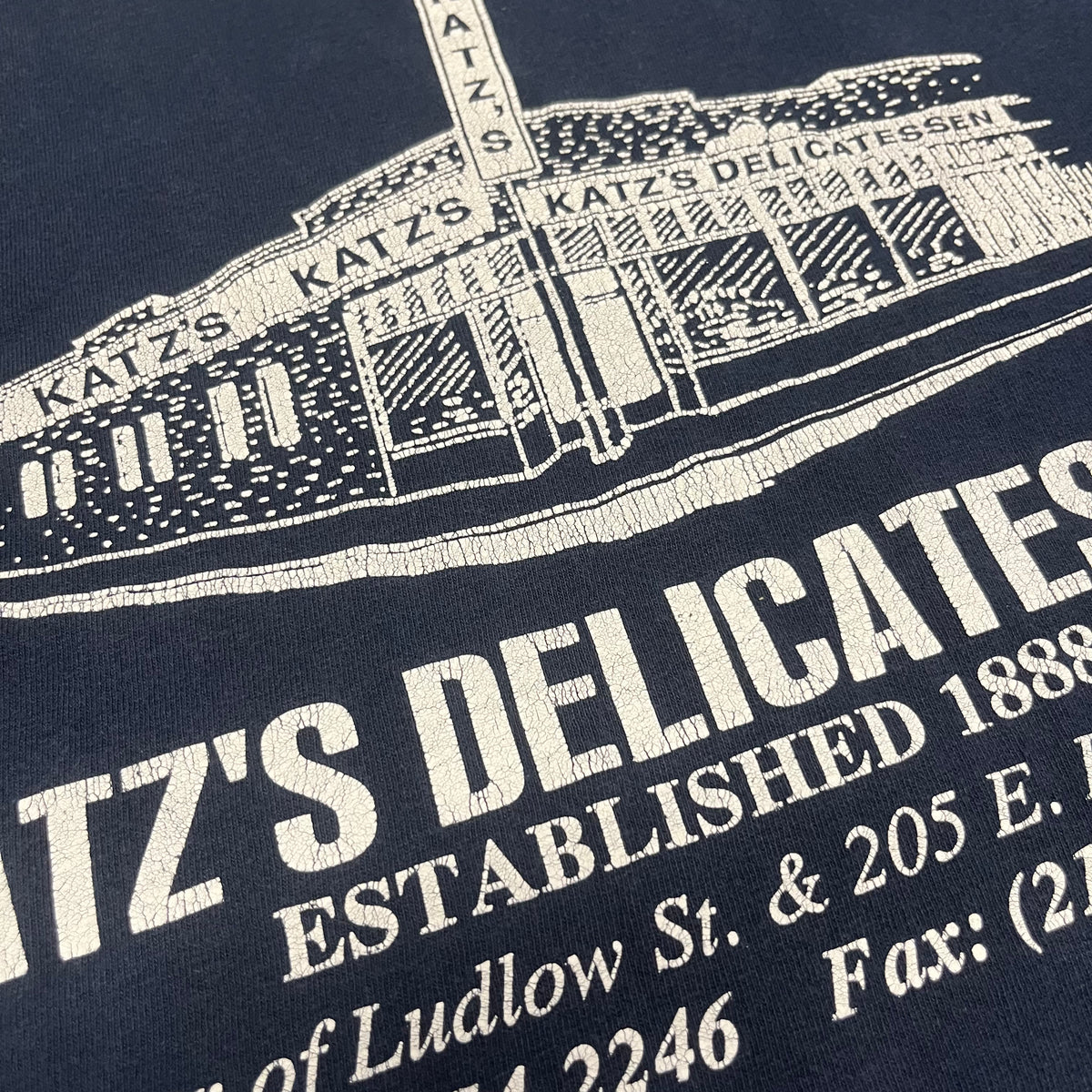 Vintage Katz&#39;s Delicatessen &quot;Send A Salami&quot; NYC T-Shirt