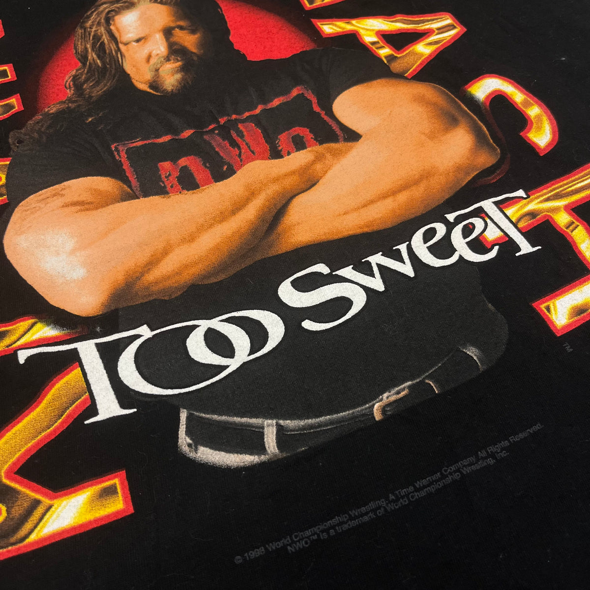 Vintage Kevin Nash &quot;WCW&quot; Too Sweet NWO T-Shirt