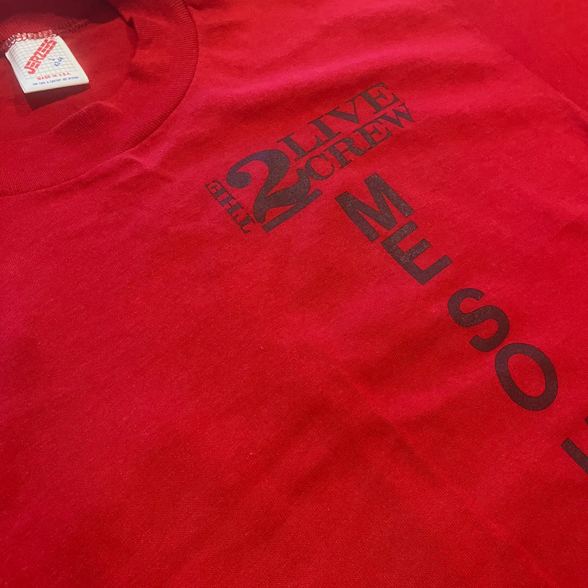 Vintage 2 Live Crew “Me So Horny” Skywalker Records Promotional T-Shirt