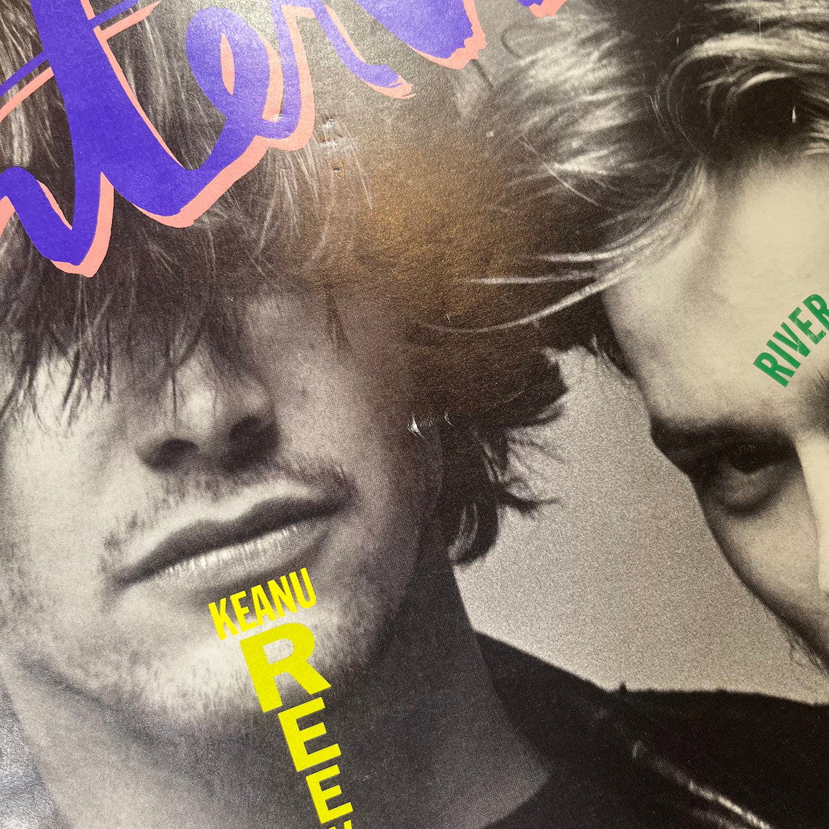 Vintage Interview Magazine &quot;Keanu Reeves &amp; River Phoenix&quot; Cover