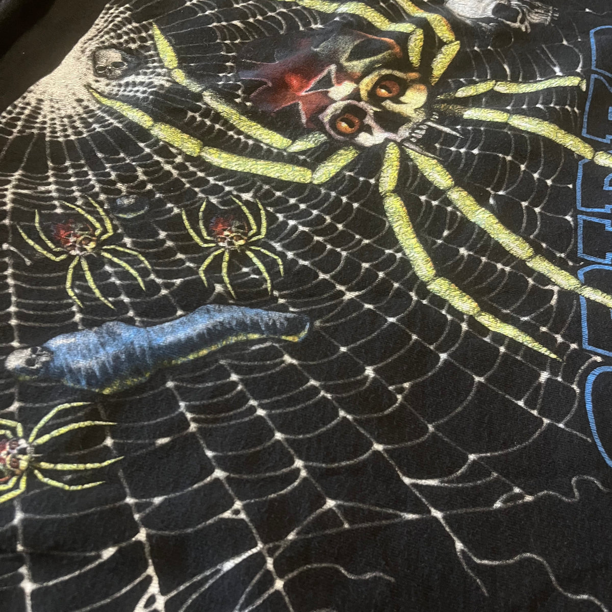 Vintage Spider From Hell 4-Sided Long Sleeve Shirt