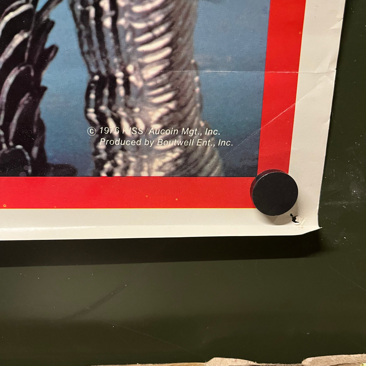 Vintage KISS Aucoin “U.S. Tour” Spirit of ‘76 Poster