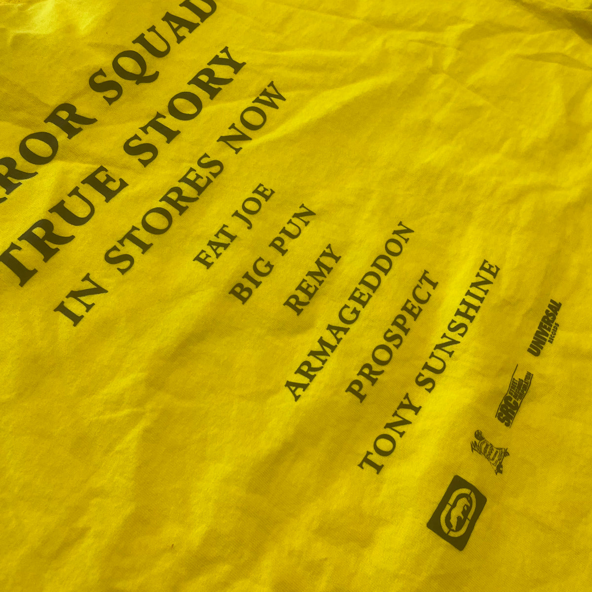Vintage Terror Squad "Ecko Unltd" True Story Lean Back Promotional T-Shirt - jointcustodydc