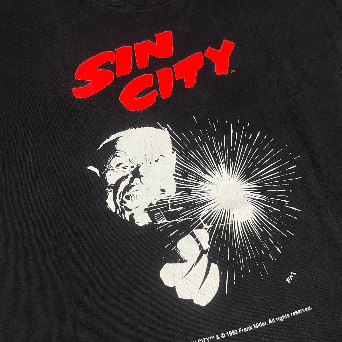 Vintage Sin City &quot;Frank Miller&quot; Promotional T-Shirt