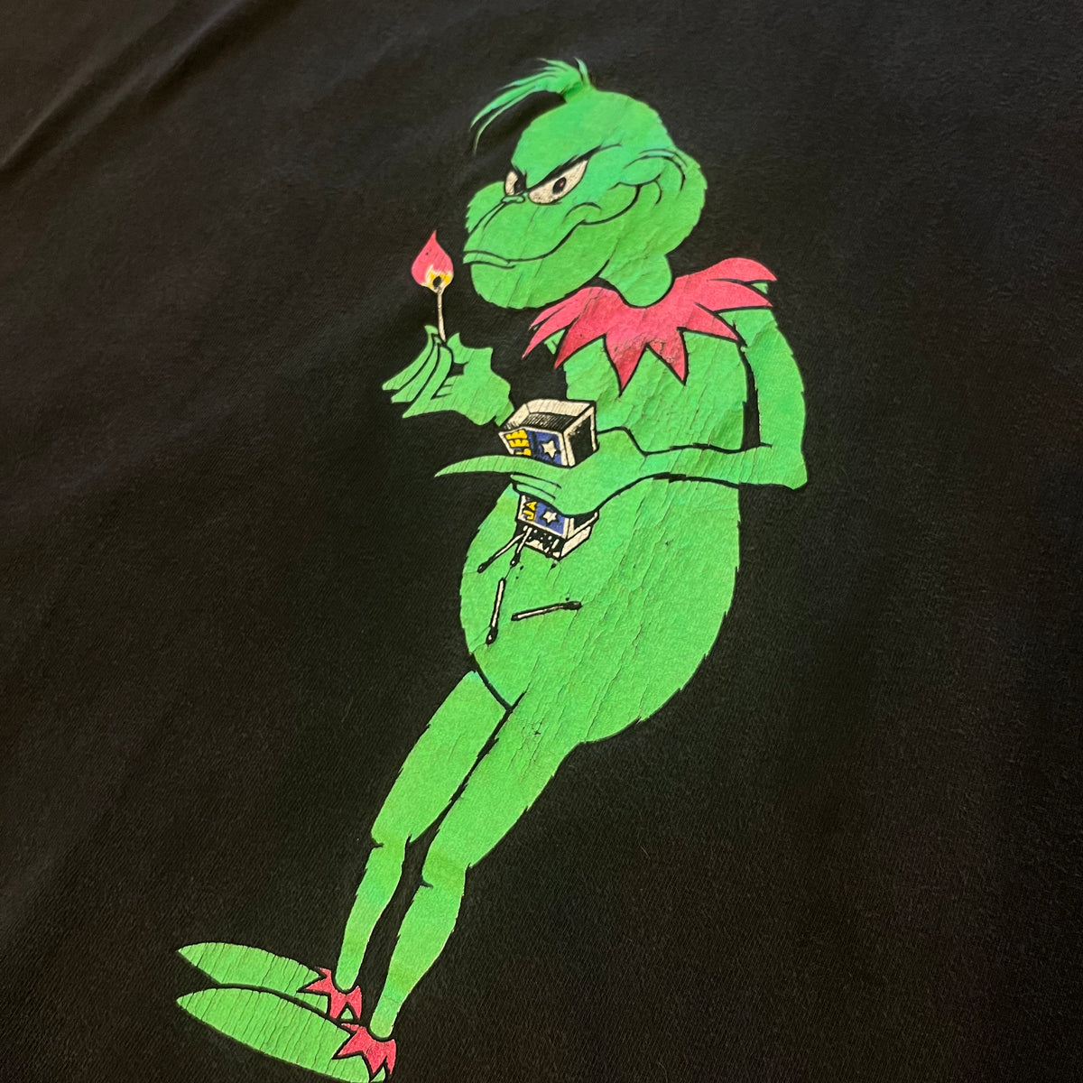 Vintage Jason Lee &quot;Blind Skateboards&quot; Grinch T-Shirt