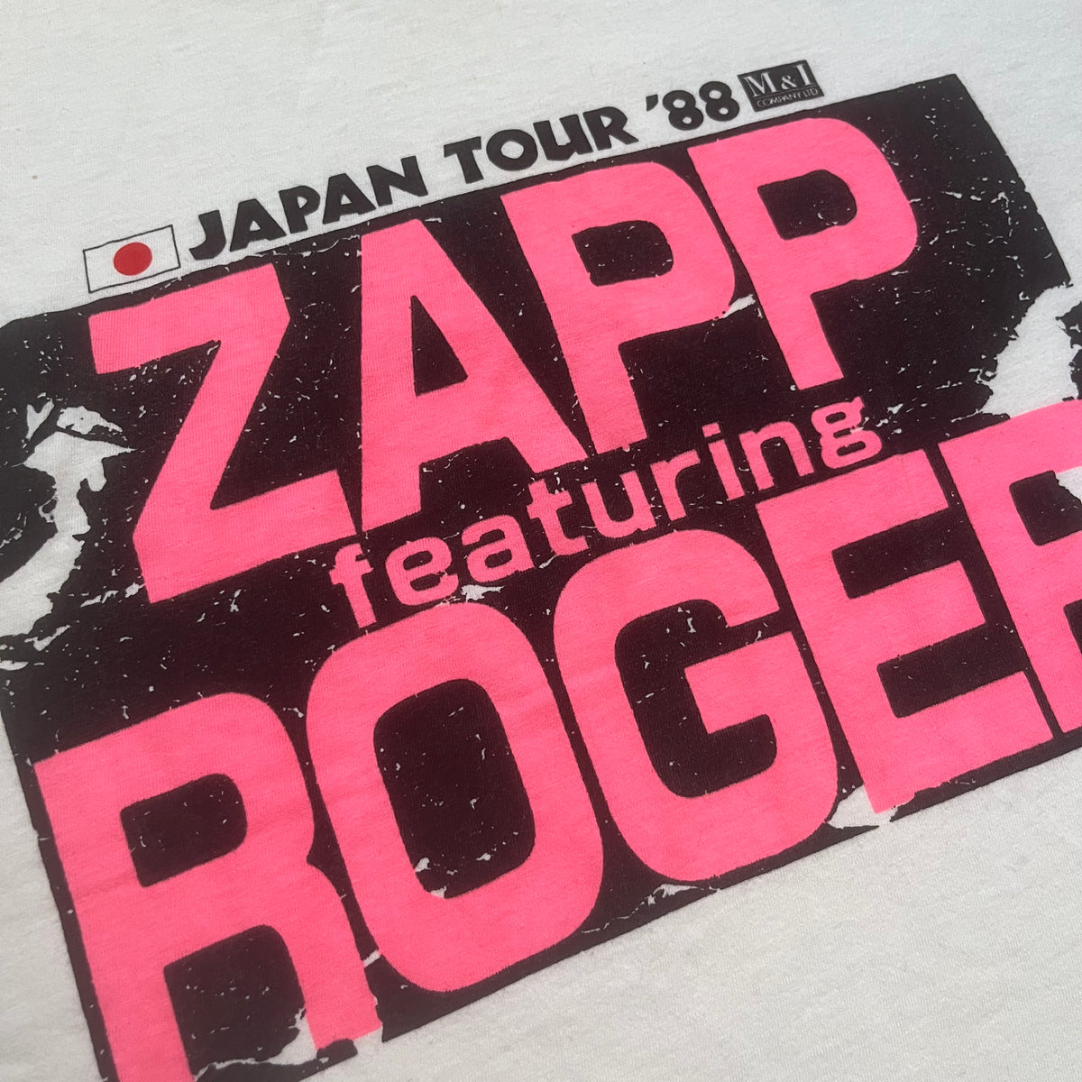 Vintage Zapp Featuring Roger &quot;Japan &#39;88&quot; Tour T-Shirt
