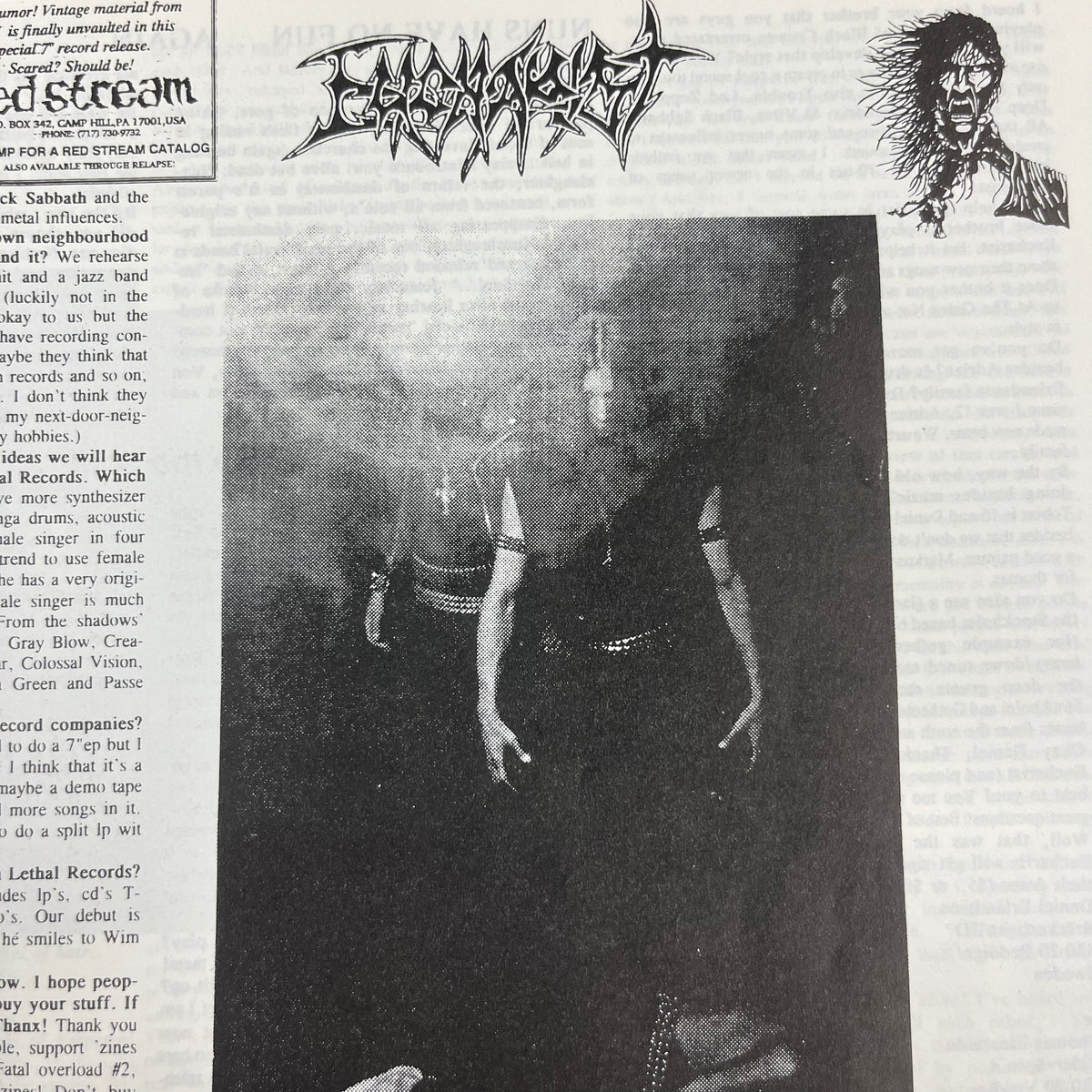 Vintage Mortician Magazine &quot;Underground Metal&quot; Issue #3