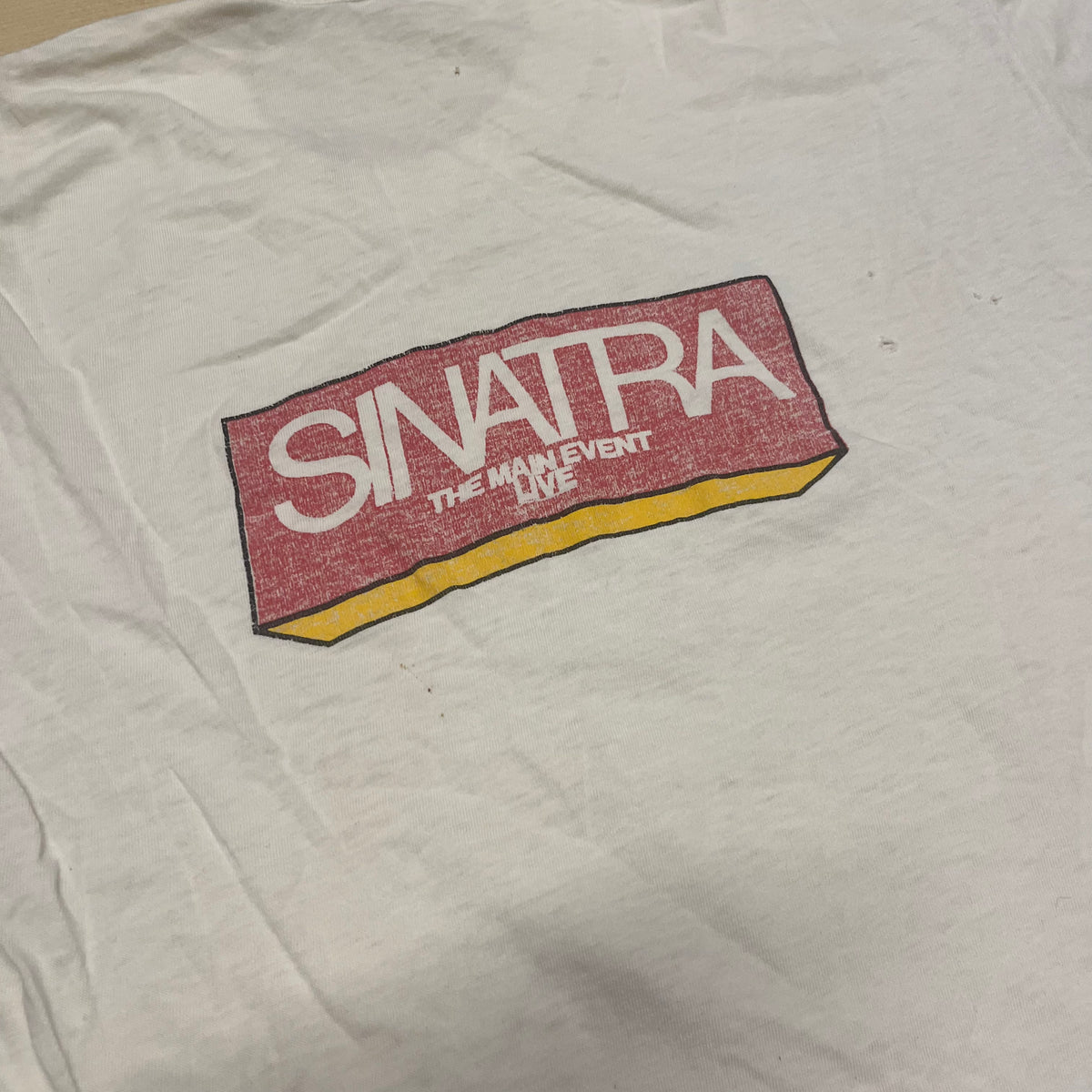 Vintage Frank Sinatra Frankie &quot;The Main Event&quot; Promotional T-Shirt