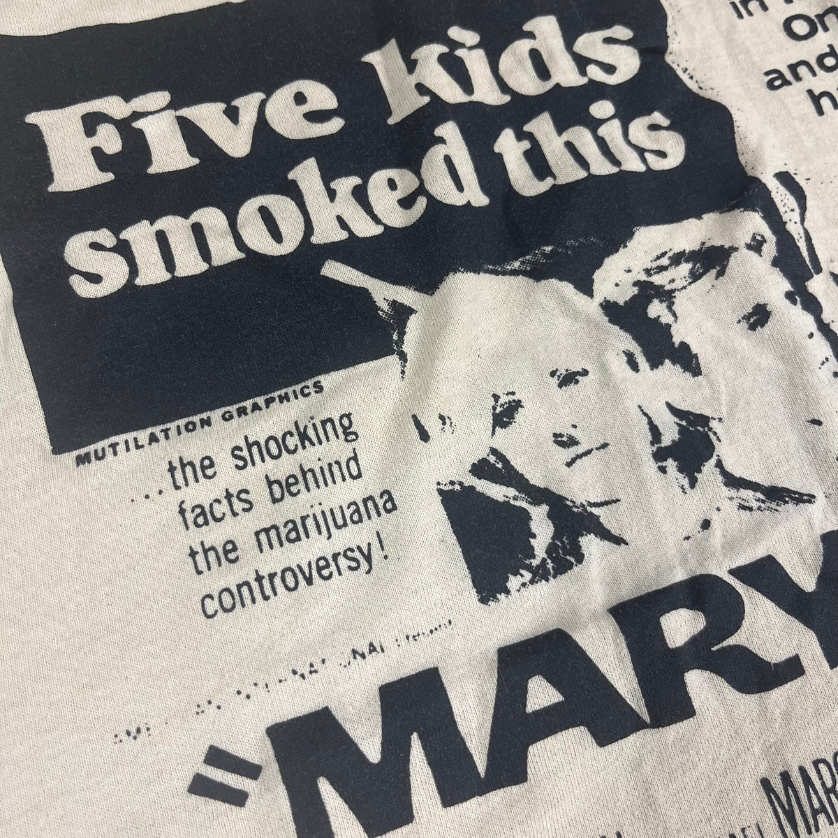 Vintage Mutilation Graphics &quot;Maryjane&quot; T-Shirt