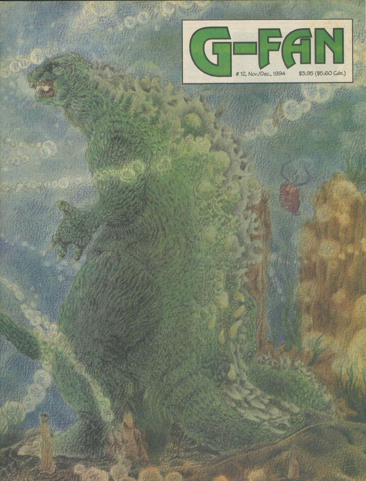 Vintage G-Fan "Godzilla" Fanzine Vol. 1 Issue #12
