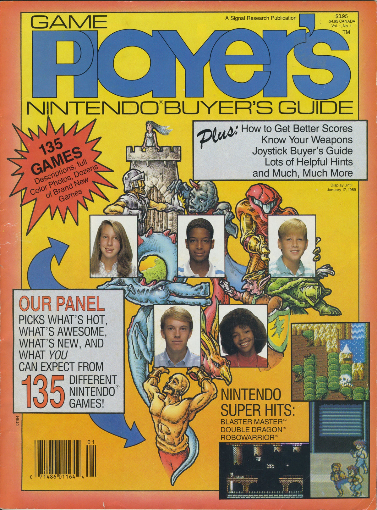 Vintage Game Player&#39;s &quot;Nintendo Buyer&#39;s Guide&quot; Vol. 1 Issue #1
